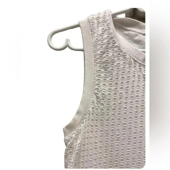 Fabletics Bryce White Mesh Mini Dress Size Small - Picture 5 of 9